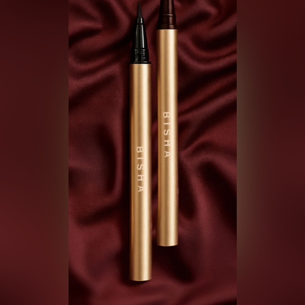 BISHA Gold Eyeliner Set - Black and Brown